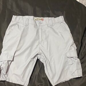 Men's Gray Cargo Shorts